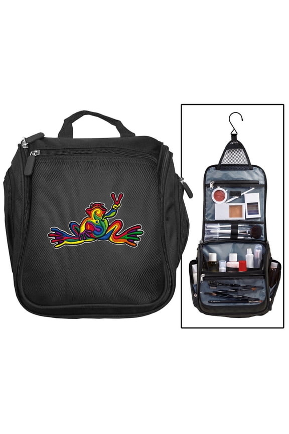 Peace Frogs Toiletry Bag or Peace Frog Shaving Kit