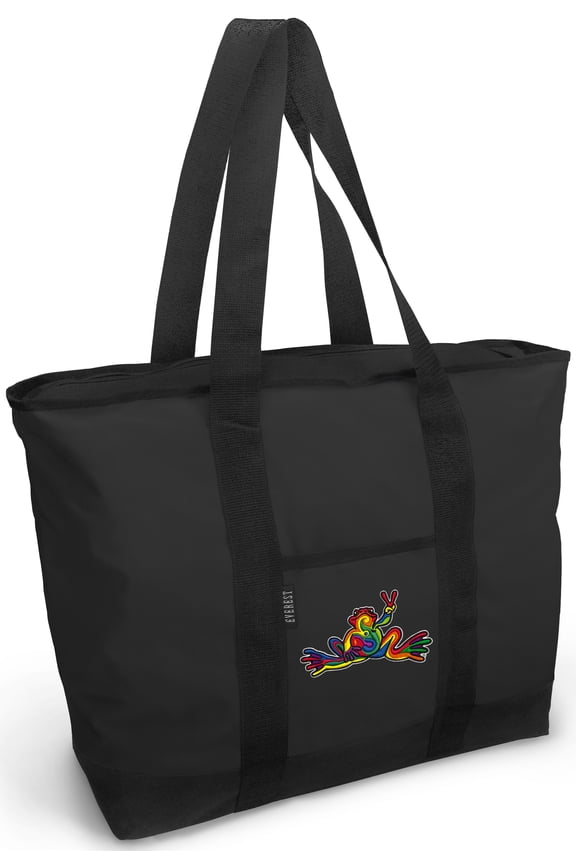 Peace Frogs Tote Bag Deluxe Peace Frogs Tote Bags