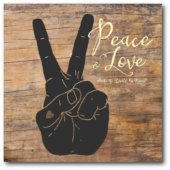 Peace Gallery-Wrapped Canvas Wall Art, 16x16