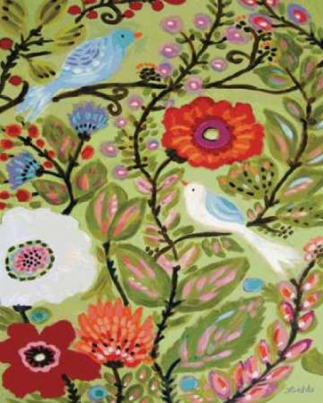 Peace Garden Canvas Art - Karen Fields (24 x 30)