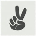 thumbnail image 1 of Peace Hand Sign DIY Cookie Wall Craft Stencil - 7.0 Inch, 1 of 5