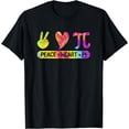 thumbnail image 1 of Peace Heart Pi Day Tie Dye Mathematics Science Math Teacher T-Shirt, 1 of 4