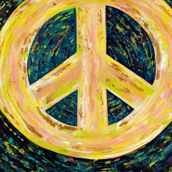 Peace II Canvas Art - Ben Bonart (24 x 24)
