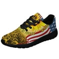 thumbnail image 1 of Peace Imagine All The People Living Life In Peace Sunflower Garden Hippie Shoes Sneakers Black Size 6, 1 of 7
