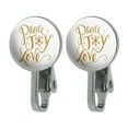 thumbnail image 1 of Peace Joy Love Christmas Novelty Clip-On Stud Earrings, 1 of 4