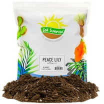 Peace Lily Potting Soil Mix (8 Quarts), for Planting, Growing, or Repotting Peace Lily Plants