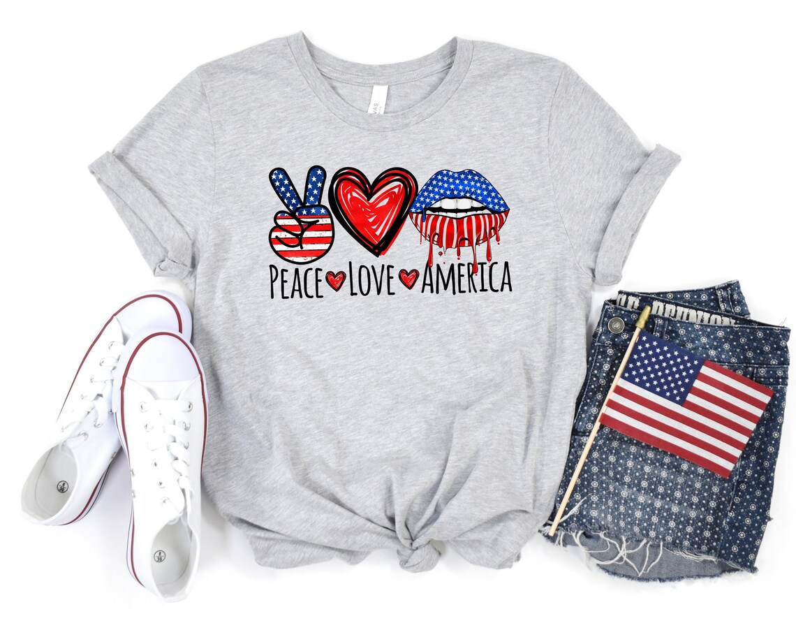 Maglietta USA 4 Luglio - Aquila Americana Independence Day - Cotone 100% Taglia M