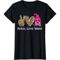 thumbnail image 1 of Peace Love Bingo Funny Bingo Lover T-Shirt, 1 of 3