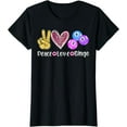 thumbnail image 1 of Peace Love Bingo Funny Bingo Lover T-Shirt, 1 of 3