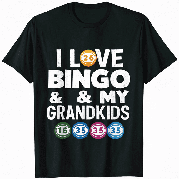 Peace Love Bingo T-Shirt Vintage Style Graphic Tee Unisex Men Women