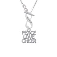 thumbnail image 1 of Peace Love Cheer - To Infinity Psalm 139:14 Toggle Necklace, 1 of 2