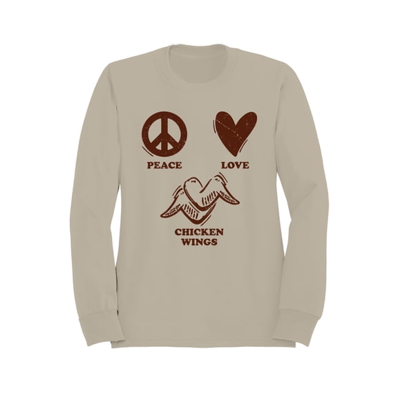 Peace Love Chicken Wings Women's Sweatshirt