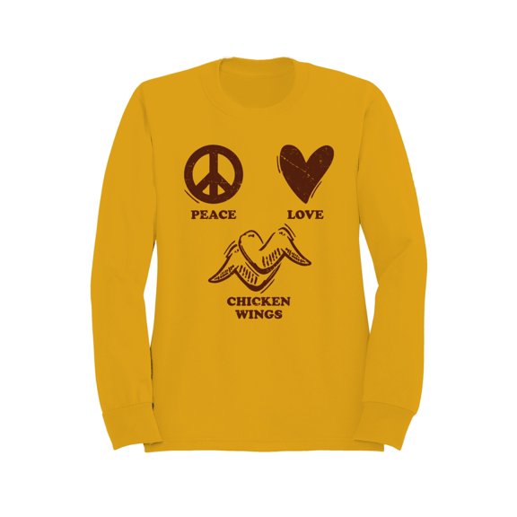 Peace Love Chicken Wings Women's Sweatshirt