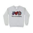 thumbnail image 1 of Peace Love Christmas Buffalo Plaid Sweatshirt,Christmas Sweater,Christmas Gift,Happy Holidays Shirt, 1 of 11