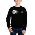thumbnail image 1 of Peace Love Country - Boy's Word Art Crewneck Sweatshirt, 1 of 3