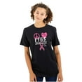 thumbnail image 1 of Peace Love Cure Breast Cancer Aware Women's Plus Size Graphic Tee Brisco Brands 3X, 1 of 5