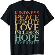 Peace Love Diversity Inclusion Equality Human Rights T-Shirt
