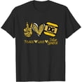 thumbnail image 1 of Peace Love Dollar General DG Motivation Inspiration T-Shirt Birthday Gift Small, 1 of 4