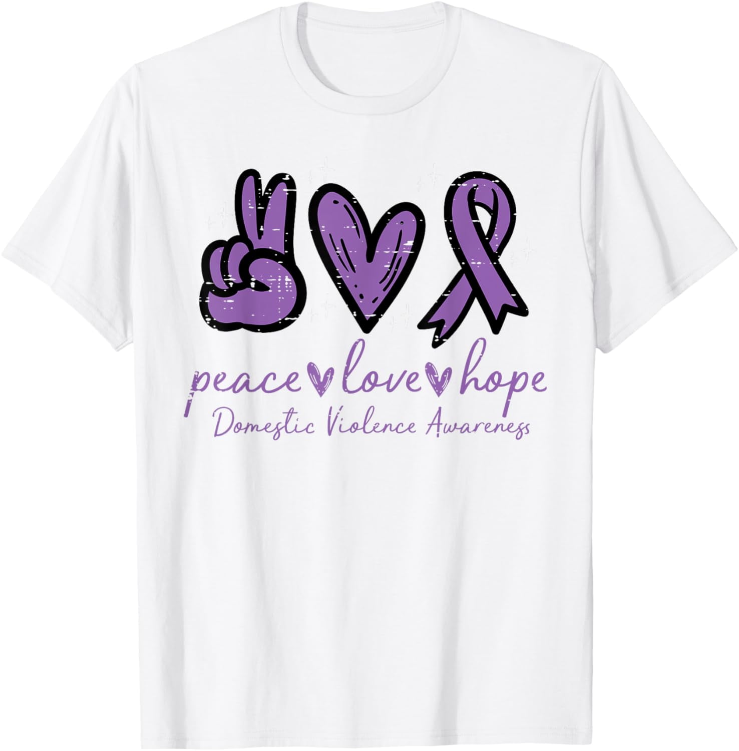 T-shirt Unisexe Life - Violence Peace And Peace Research - Gildan - Neuf Avec étiquettes