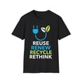 thumbnail image 1 of Peace Love Environment Earth Day Funny Quote Teachers Environment Mens Shirt, 1 of 4