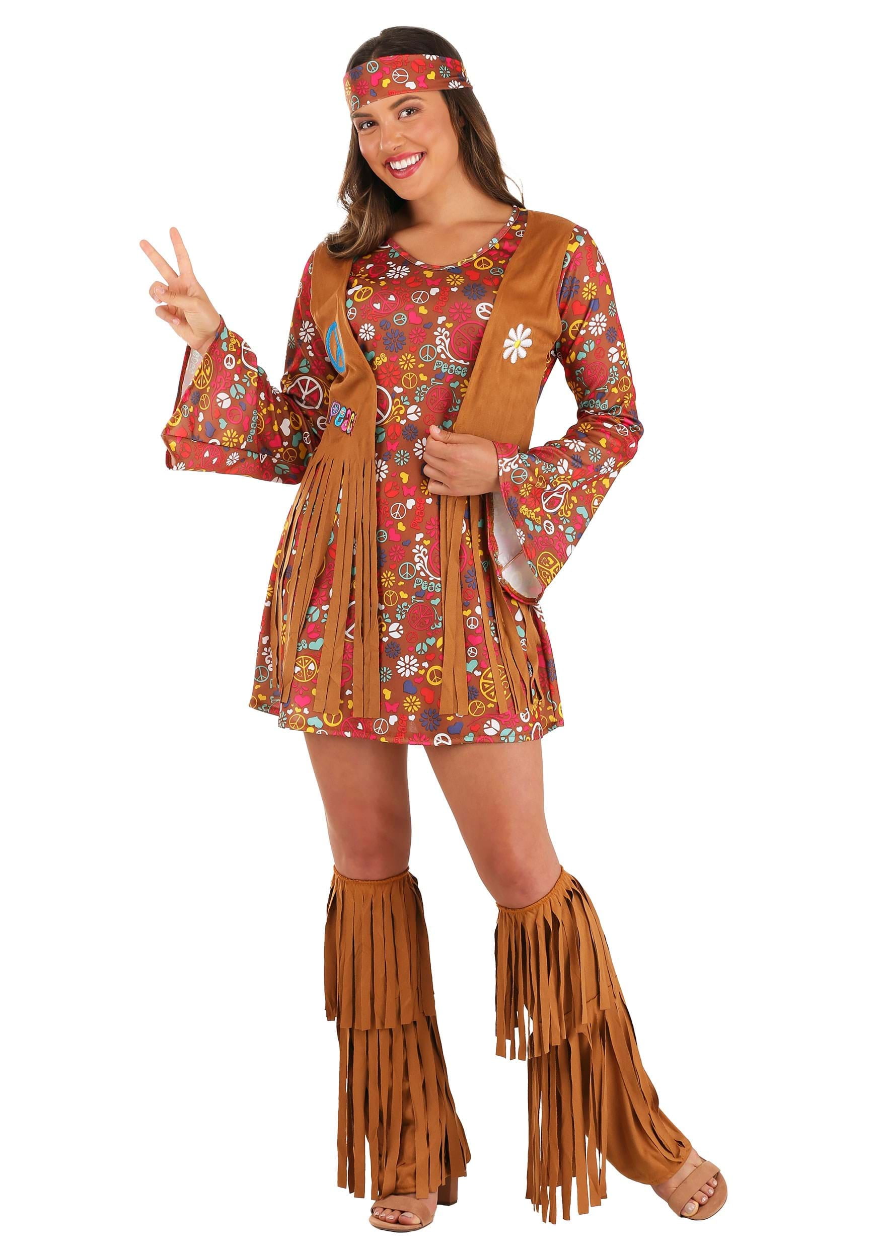 Fun World Toddler Peace & Love Hippie Costume, Tan,multi : :  Clothing, Shoes & Accessories