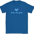 thumbnail image 1 of Peace Love Israel T-Shirt Funny Hanukkah Holiday Hebrew Jewish Tee - Royal Blue, 2XL, 1 of 1