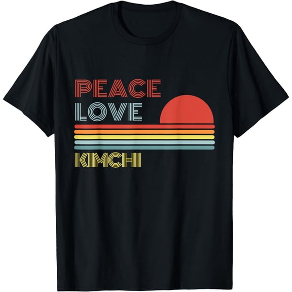 Peace Love Kimchi Retro Vintage T-Shirt