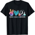 thumbnail image 1 of Peace Love Laboratory Lab Tech Medical Laboratory Week T-Shirt, 1 of 3