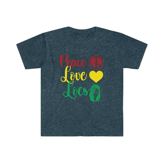 Peace Love Locs Black Owned Business Love My Hair Love Locs T-Shirt