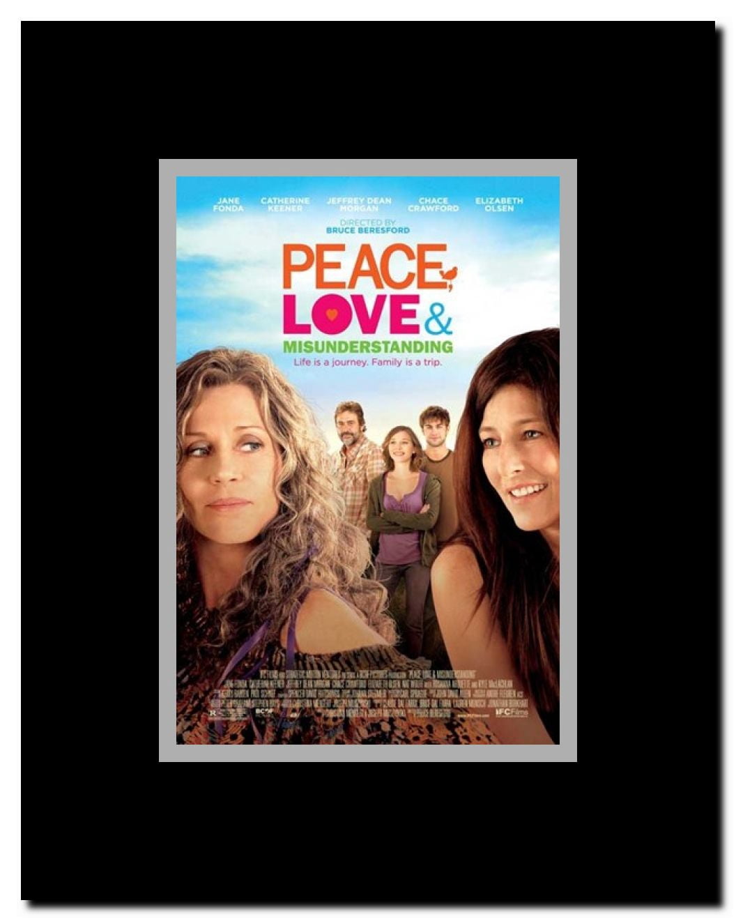 Peace Love & Misunderstanding Framed Movie Poster