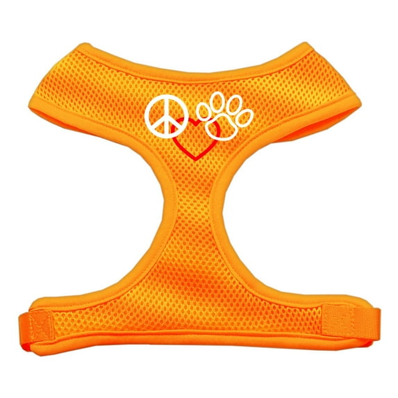 Peace Love Paw Design Soft Mesh Pet Harness