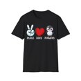 thumbnail image 1 of Peace Love Penguins Cute Animal Owner Penguin Lover TShirt, 1 of 4