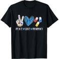 thumbnail image 1 of Peace Love Pharmacy Funny Pharmacy Tech Pharmacist T-Shirt, 1 of 4