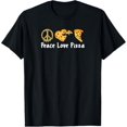 Peace Love Pizza Funny Pizza TShirt