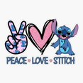 thumbnail image 1 of Peace Love Positive Unity Message Sticker, 1 of 4