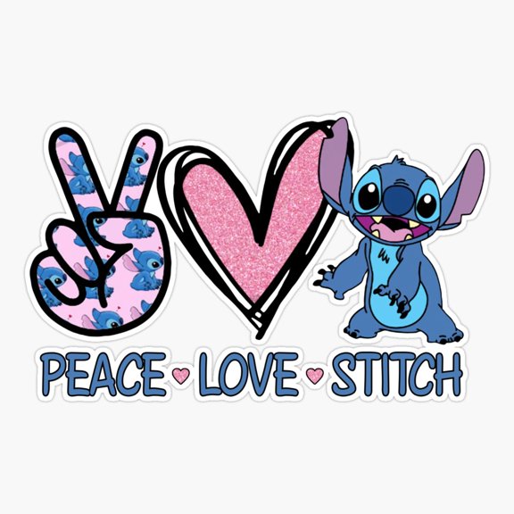 Peace Love Positive Unity Message Sticker