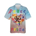 thumbnail image 1 of Peace Love Pride German Shorthaired Pointer with Rainbow Sunglasses LGBT LGBTQ+ Hawaiian Shirt Breathable Summer Unisex Merch GSP Lover Dog Gift - 01004, 1 of 6