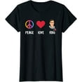 thumbnail image 1 of Peace Love RBG Ruth Bader Ginsburg Feminist T-Shirt, 1 of 3