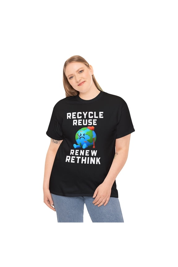 Peace Love Recycle Earth Day Funny Quote Teachers Recycle Womens Plus Size Tops