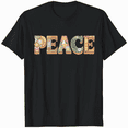 thumbnail image 1 of Peace Love Revolution T-Shirt Men's Retro Hippie Graphic Tee, 1 of 5