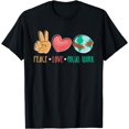 thumbnail image 1 of Peace Love Social Work - Social Worker Welfare Caseworker T-Shirt, 1 of 3