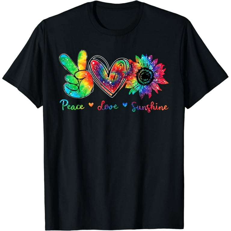 Rainbow Sunshine Sunflower Vintage Tee Rainbow Sunshine Sunflower Vintage Tee