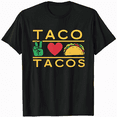 thumbnail image 1 of Peace Love Tacos Cute Taco Tuesday Mexican Food Lovers T-Shirt, 1 of 5