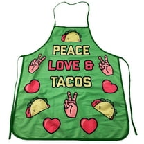 Peace Love Tacos Funny Graphic Novelty Kitchen Accessories