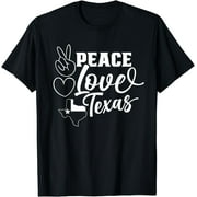 Peace Love Texas Texan State Lover Texans T-Shirt