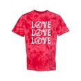 thumbnail image 1 of Peace Love Tie-Dye Crystal Men -Smartprints Designs, Male x-Large, 1 of 2