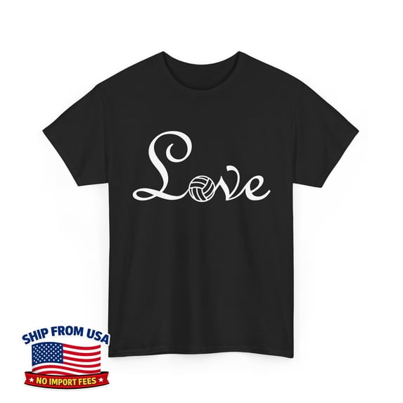 Peace Love Volleyball Player Sports Graphic T-Shirt