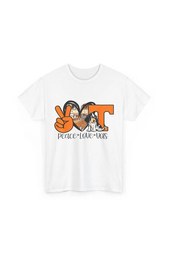 Peace Love Vols T-Shirt Tennessee State Flag Tn T-Shirt, Unisex T-Shirt