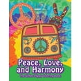 thumbnail image 1 of Peace, Love, and Harmony: The Sixties Hippy Coloring Book, (Paperback), 1 of 1