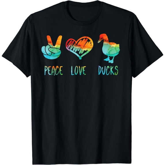 Peace Love and duck T-Shirt